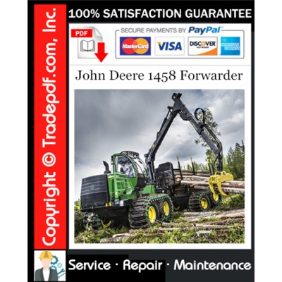 John Deere 1458 Forwarder Service Repair Manual Download
